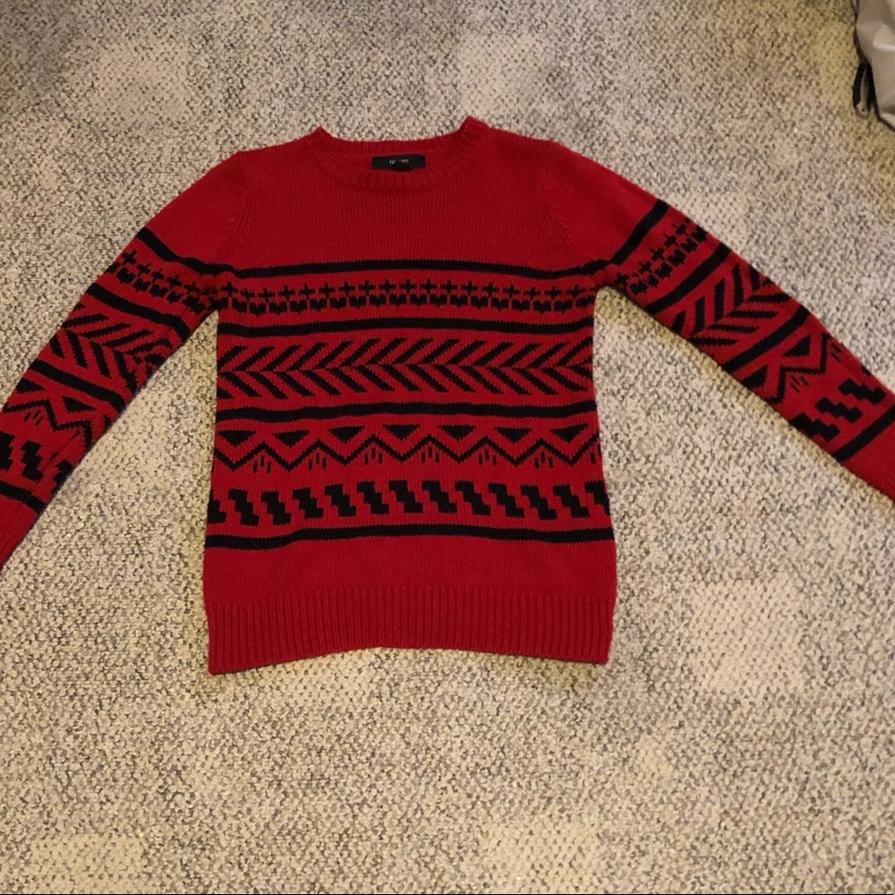 Red sweater